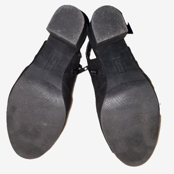 Sonoma Vitalize Honoria Black Zip Booties | OrthoLite Cushioned | Women’s 7.5 - Picture 8 of 9